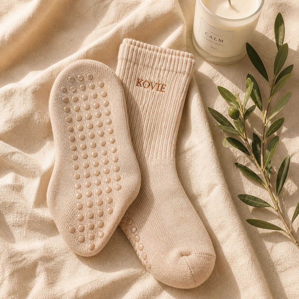 KOVIE Grip Socks - 2 Pair Bundle