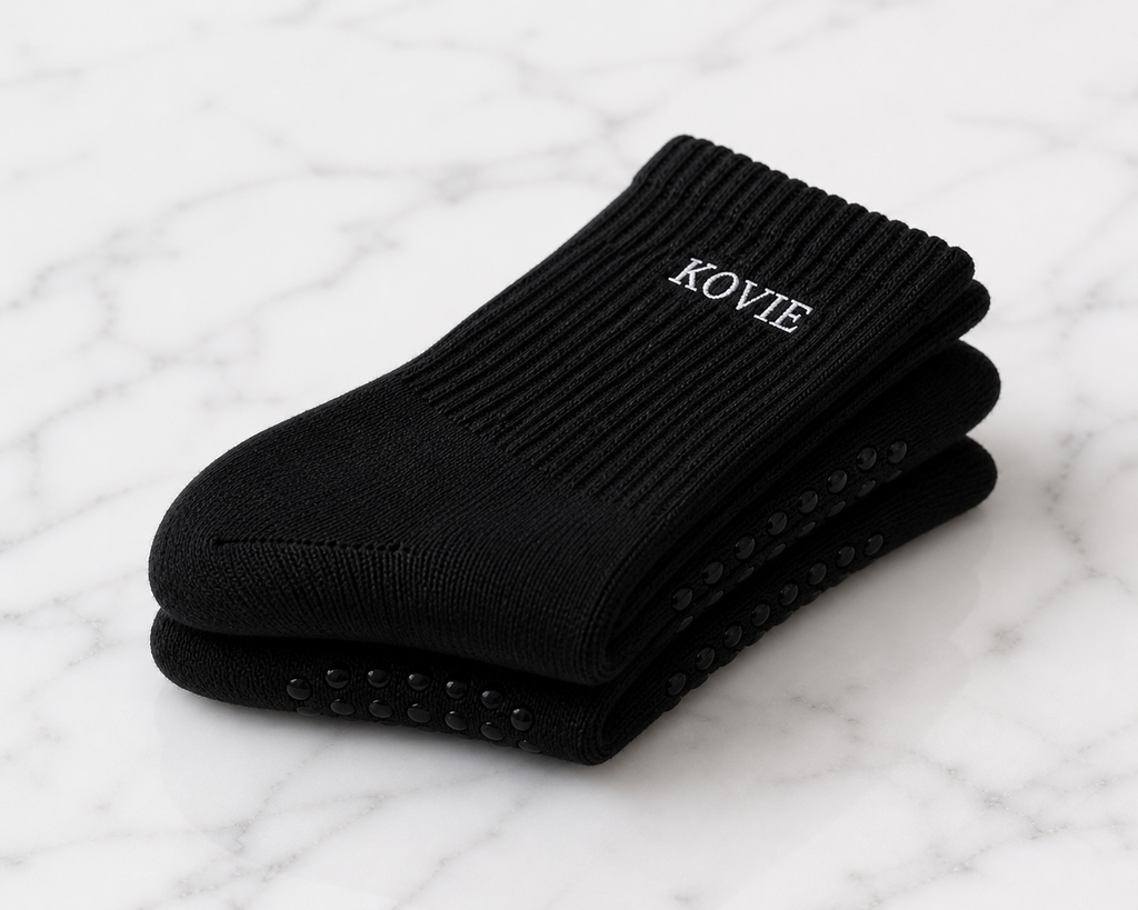 KOVIE Grip Socks - 2 Pair Bundle