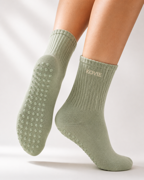 KOVIE Grip Socks - 2 Pair Bundle